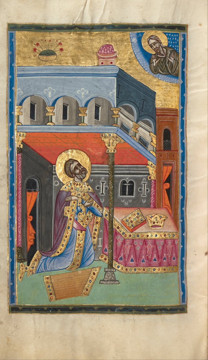 David en oración de Malnazar
