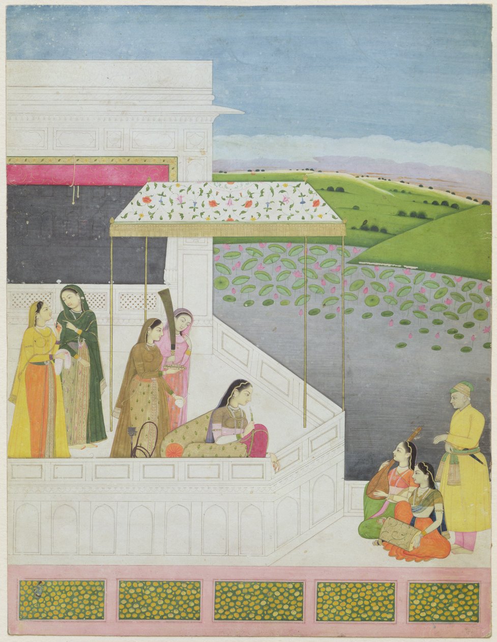 Joven escuchando música, c.1745-50 de Manak