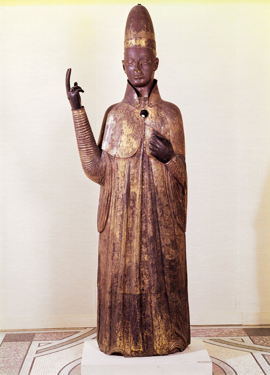 Estatua del Papa Bonifacio VIII (1235-1303) 1301 de Manno di Bandino