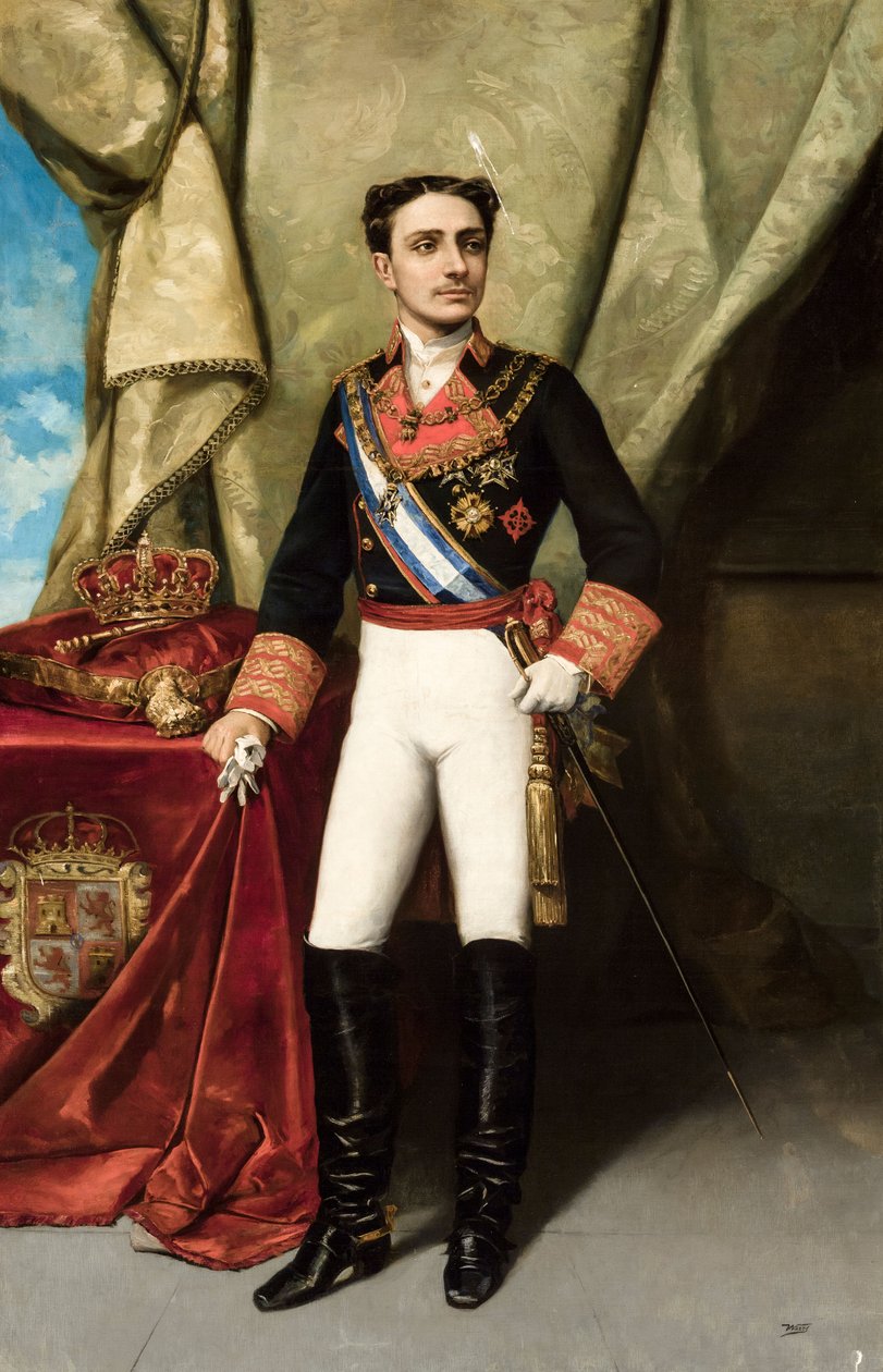 Alfonso XII de España de Manuel Ussel de Guimbarda  