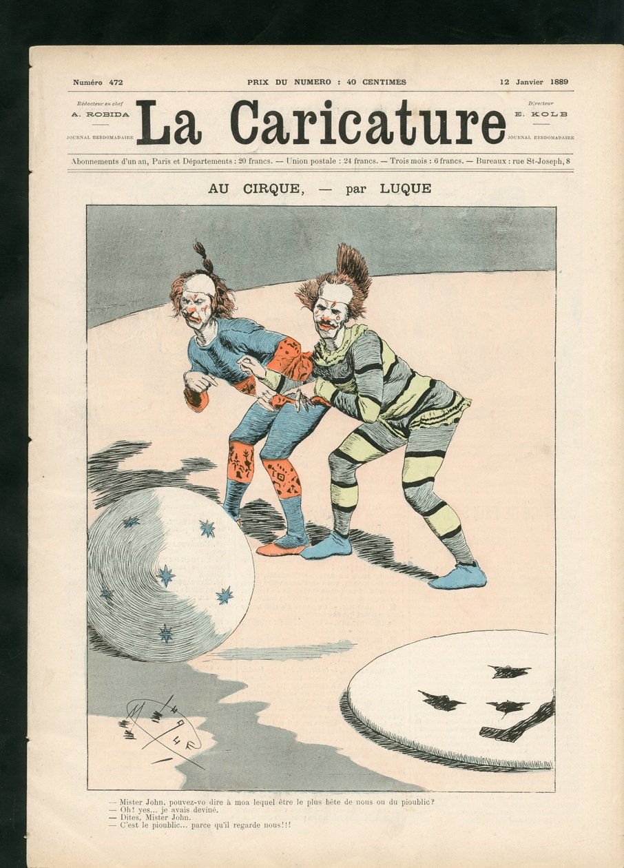 La Caricature (1880) de Manuel Luque