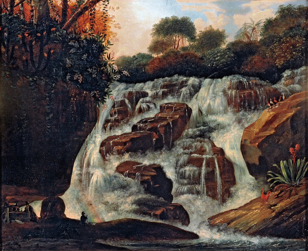 Gran Cascada de Tijuca de Manuel de Araújo Porto Alegre