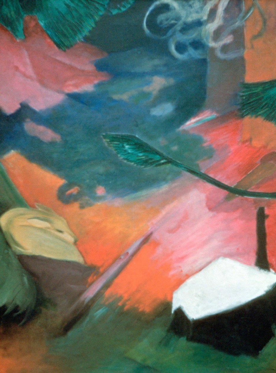 Ciervo en el bosque I, 1912 de Franz Marc