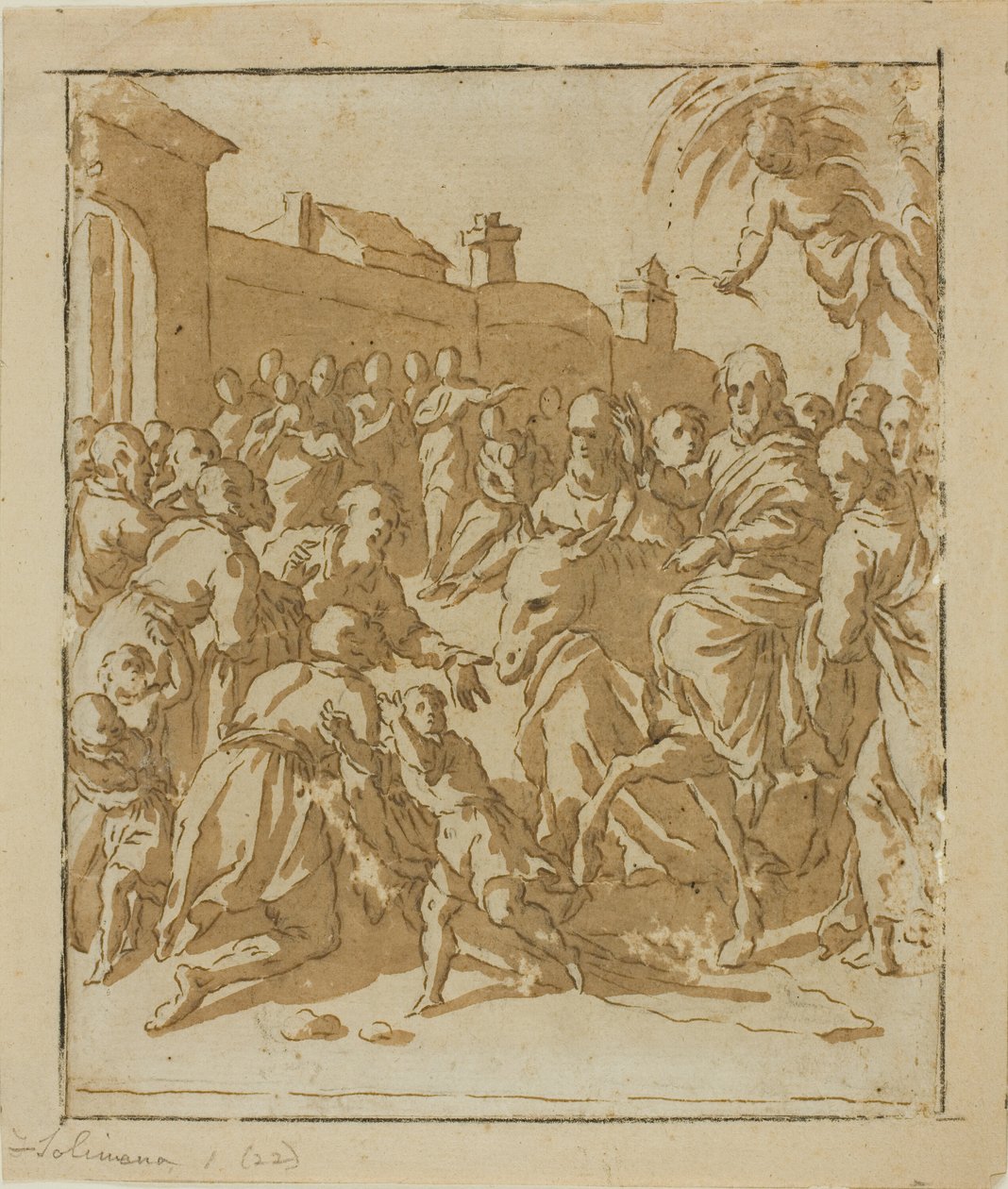 Cristo Entrando en Jerusalén de Marcantonio Bassetti