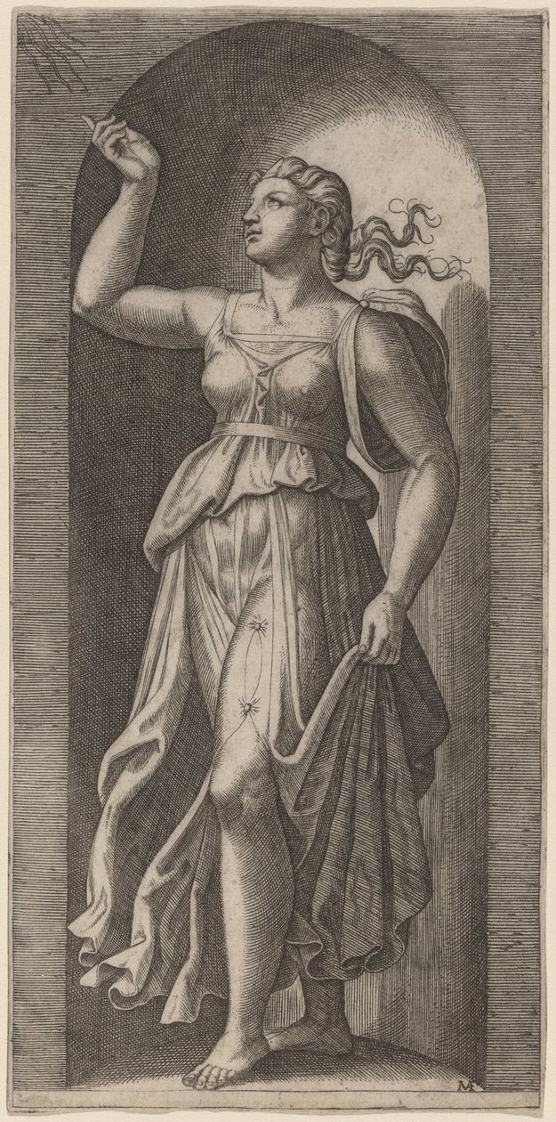 Fe de Marcantonio Raimondi after Raphael