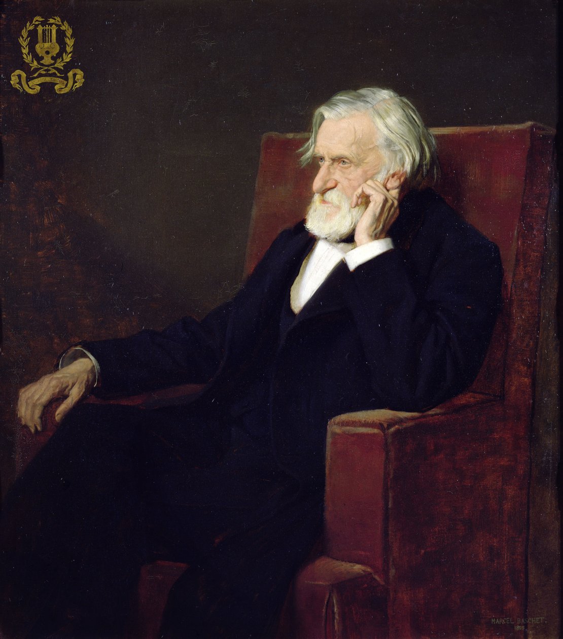 Retrato de Ambroise Thomas (1811-96) 1895 de Marcel Andre Baschet