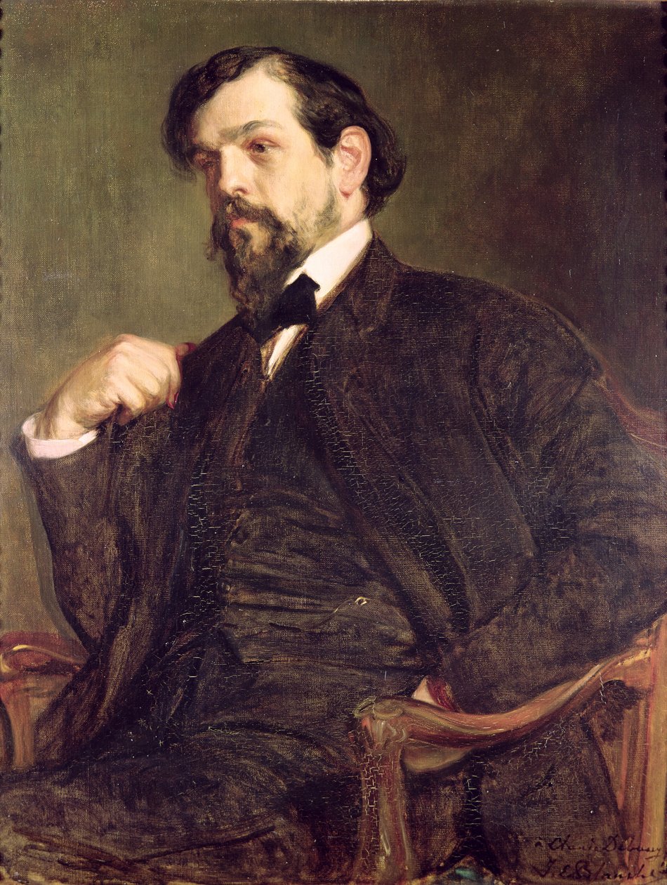 Retrato de Claude Debussy (1862-1918) 1902 de Marcel Andre Baschet