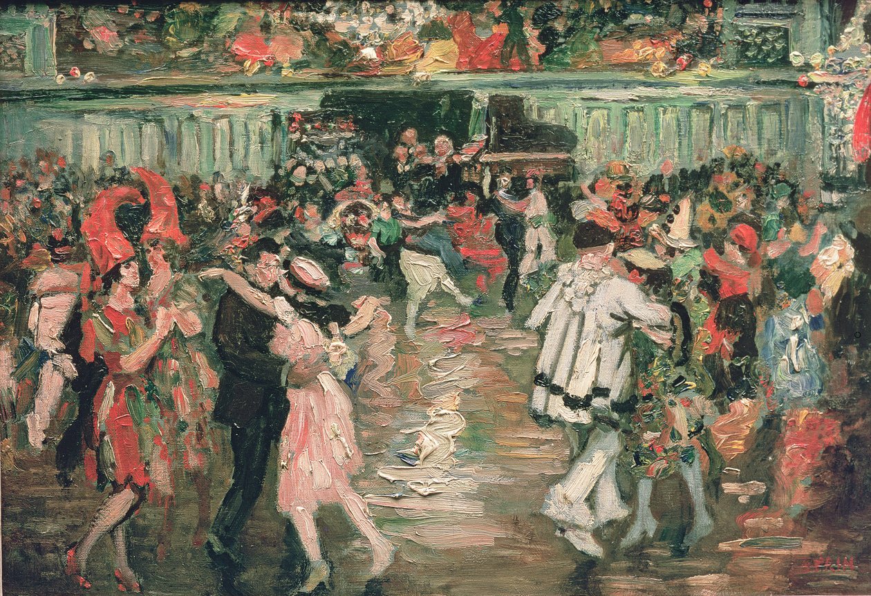El baile en el Moulin Rouge de Marcel Leprin