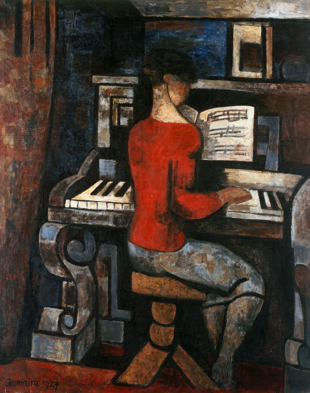 Pianista de Marcel Gromaire