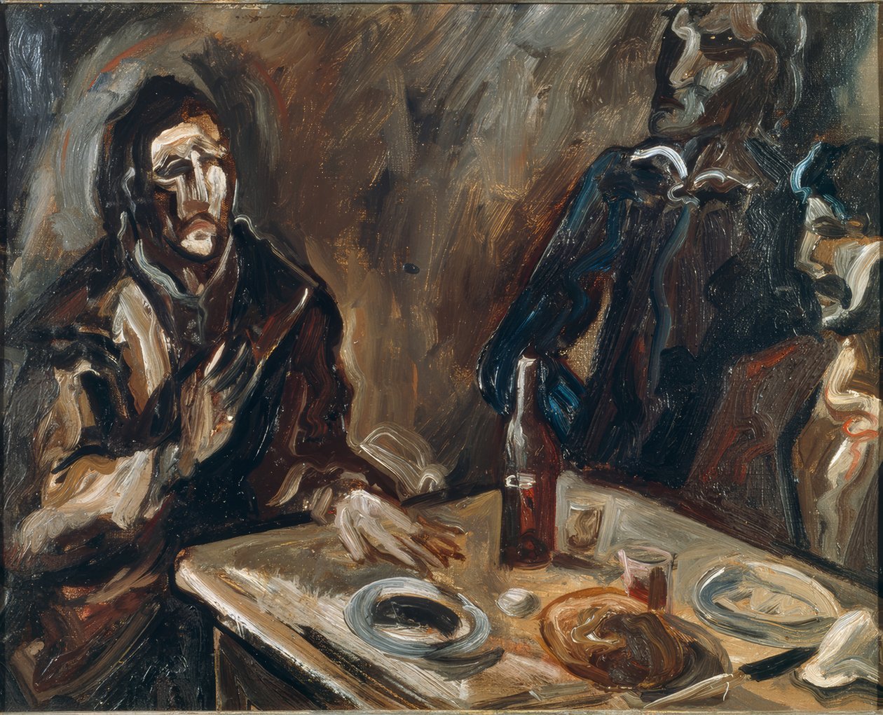 Los peregrinos de Emaús de Marcel Poncet