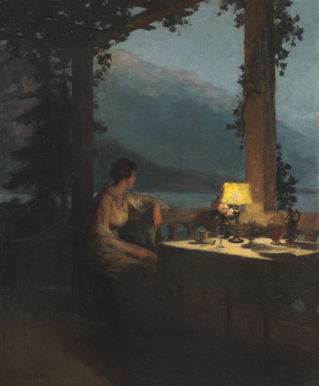 La terraza, Annecy de Marcel Rieder
