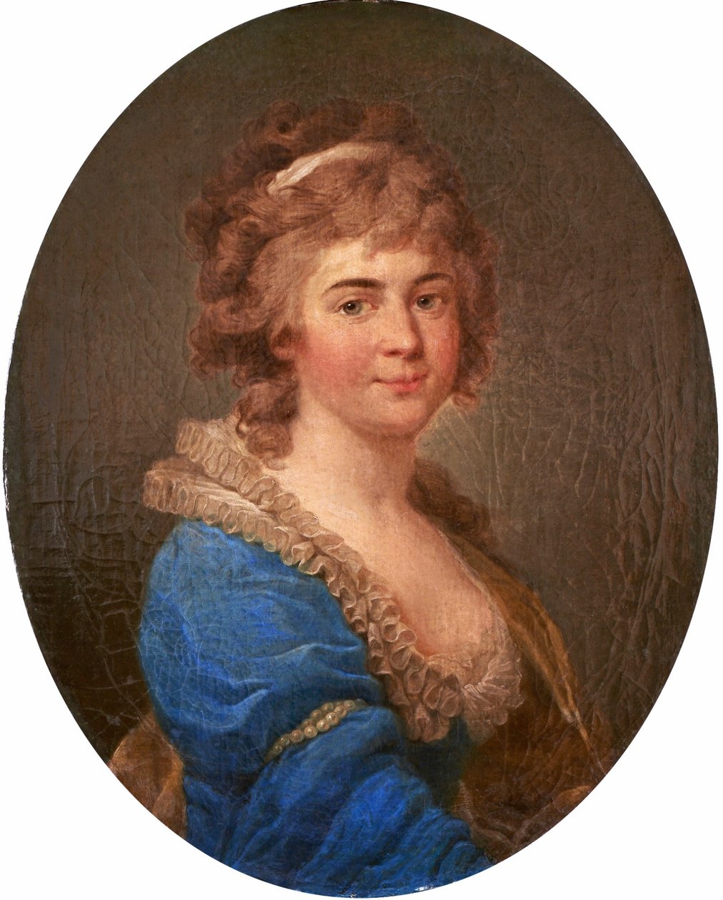 Retrato de Helena Radziwiłł de soltera Przeździecka. de Marcello Bacciarelli