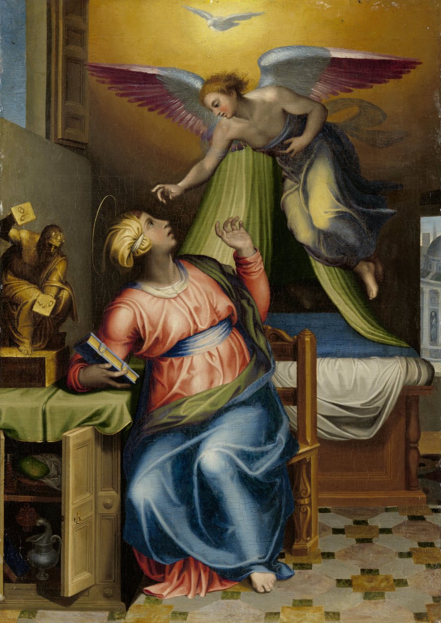 Anunciación a la Virgen de Marcello Venusti (circle of)