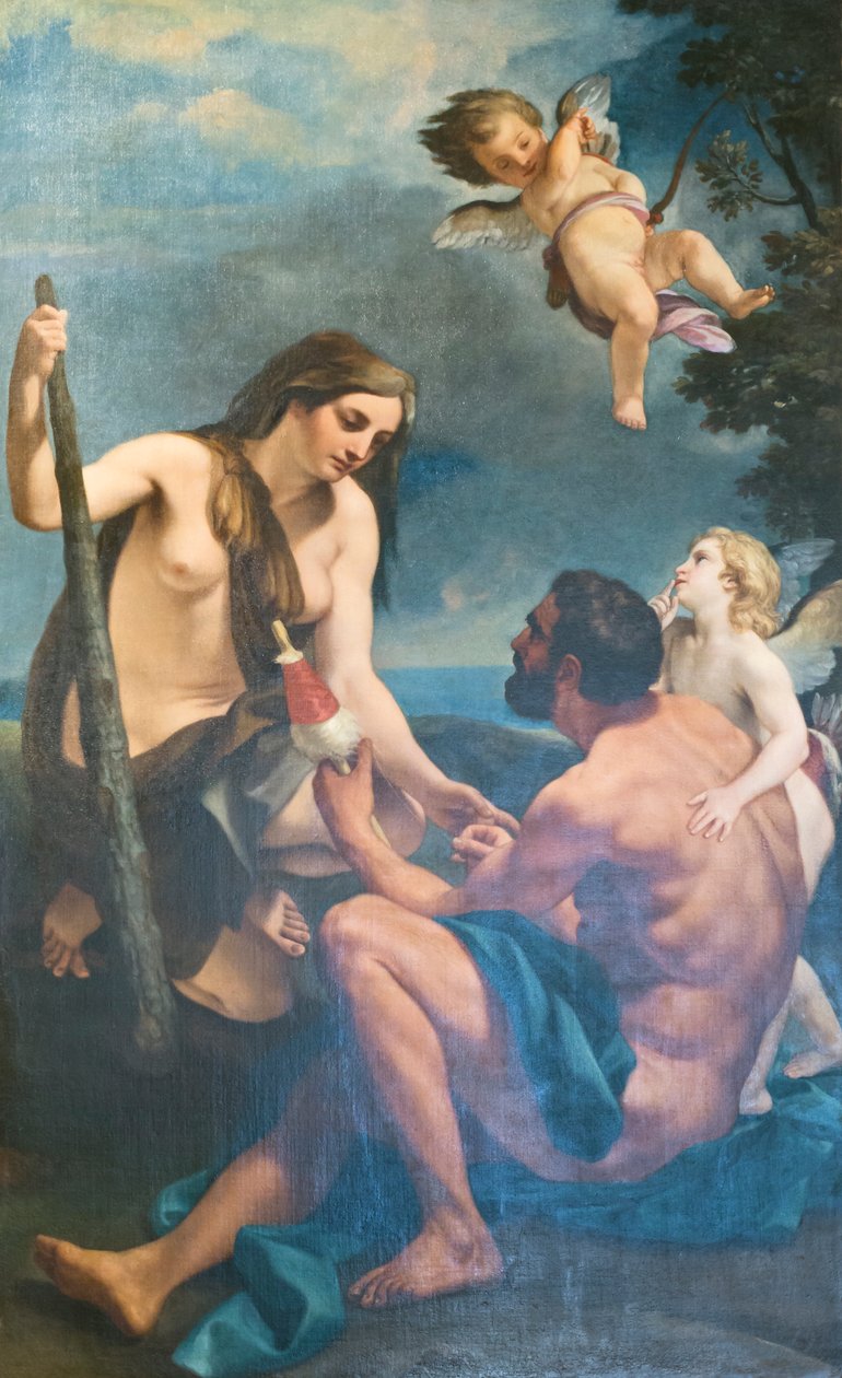 Hércules y Onfalia de Marco Benefial