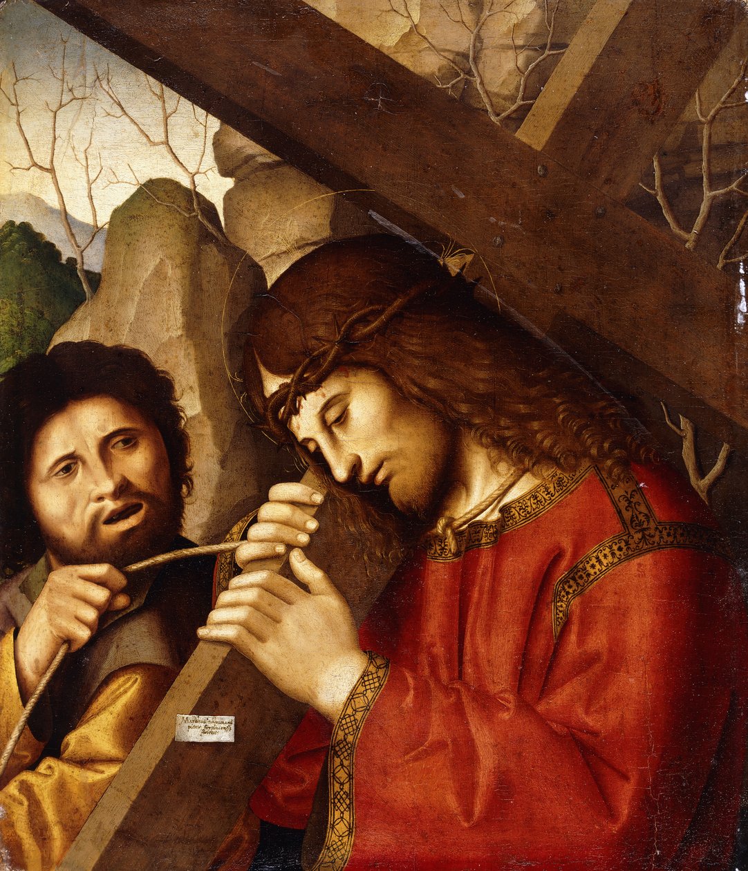 Cristo llevando la cruz de Marco Palmezzano