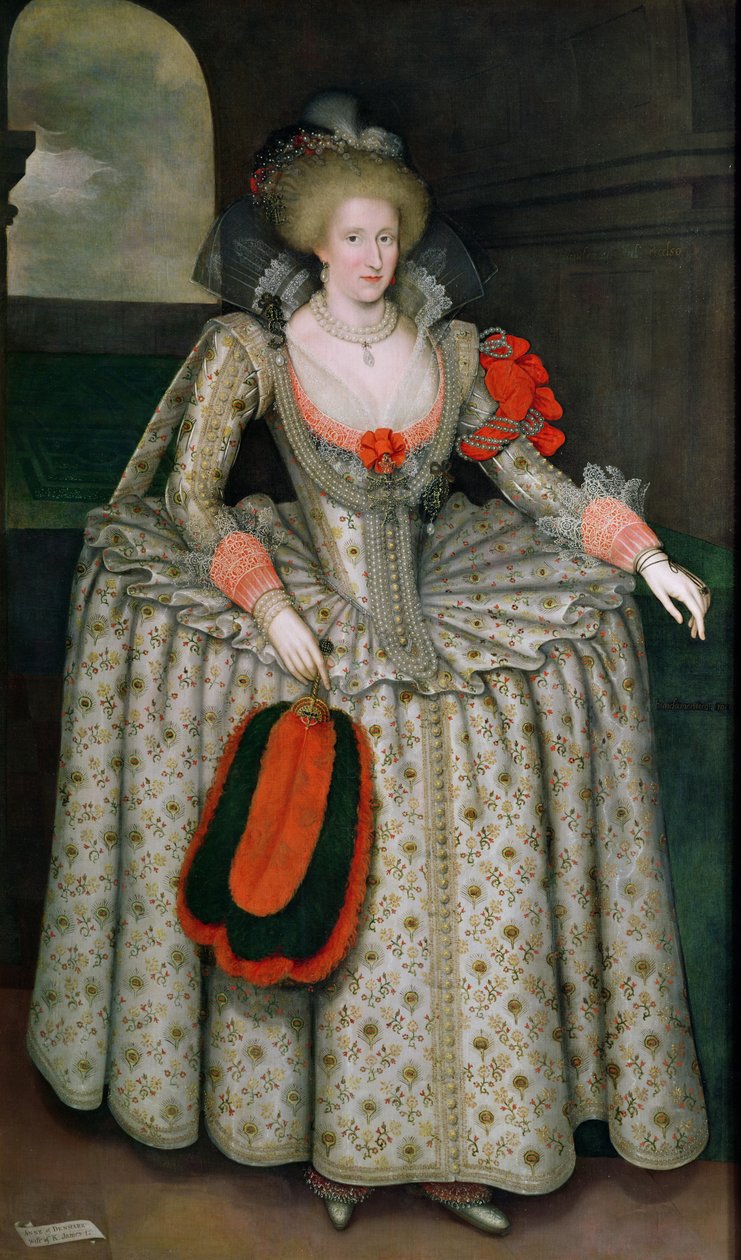 Ana de Dinamarca, c.1605-10 de Marcus Gheeraerts
