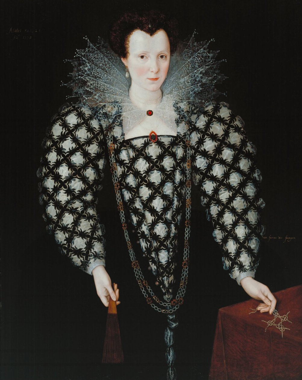 Retrato de Mary Rogers, Lady Harington de Marcus Garret Gheeraerts the Younger