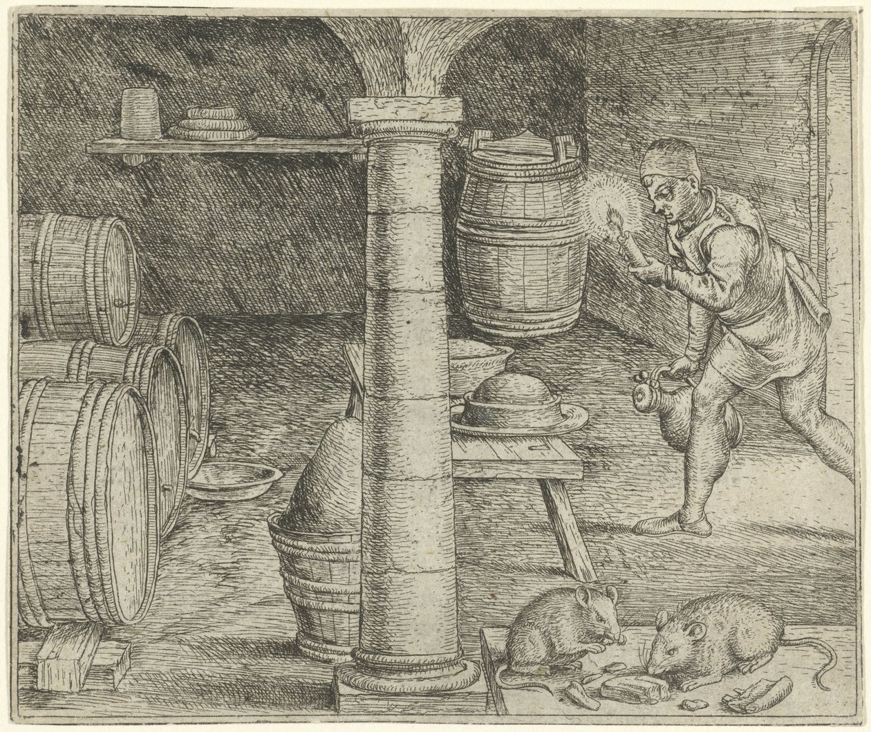 Fábula de los dos ratones de Marcus Gheeraerts (I)