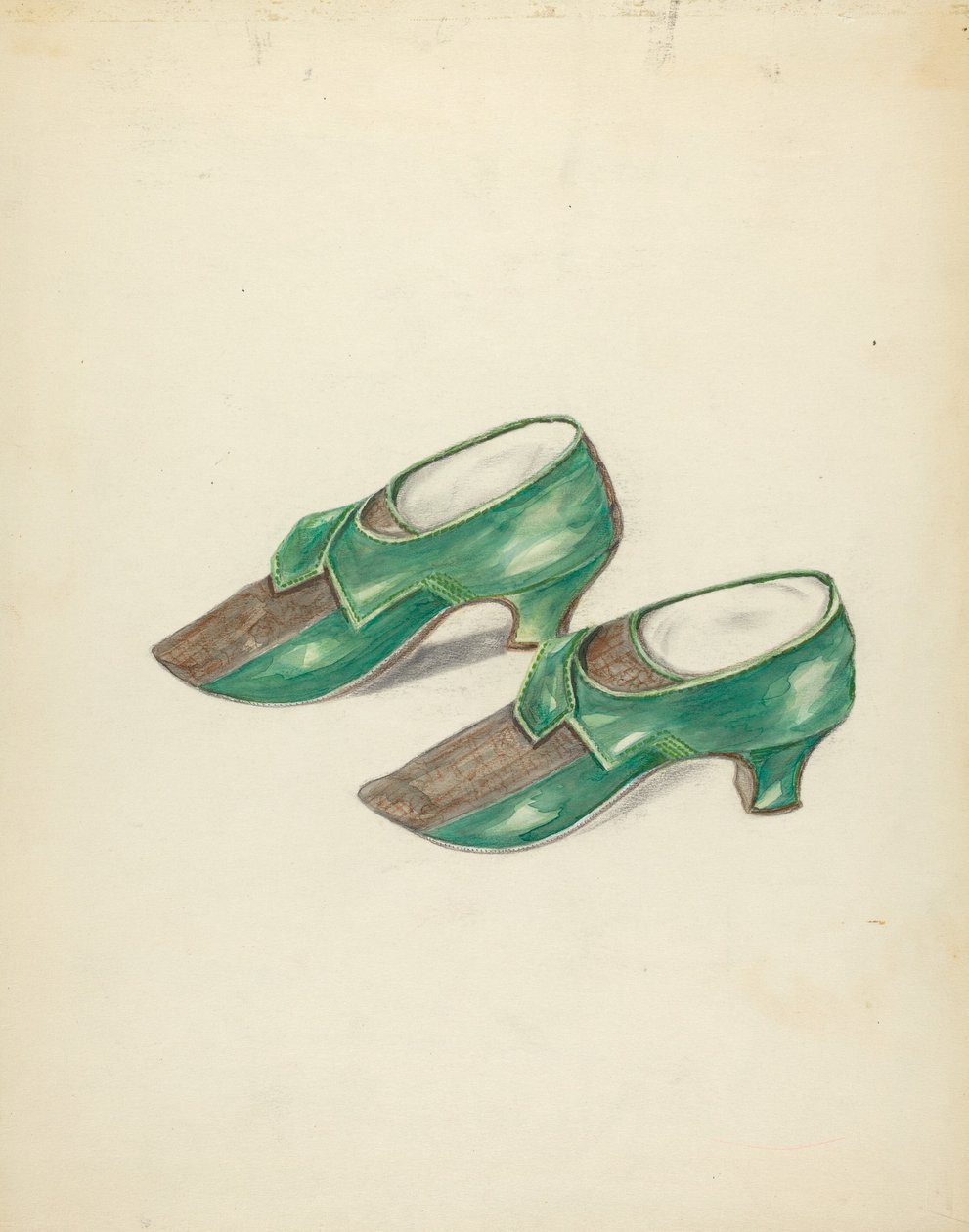 Zapatos de mujer, c. 1940 de Margaret Concha