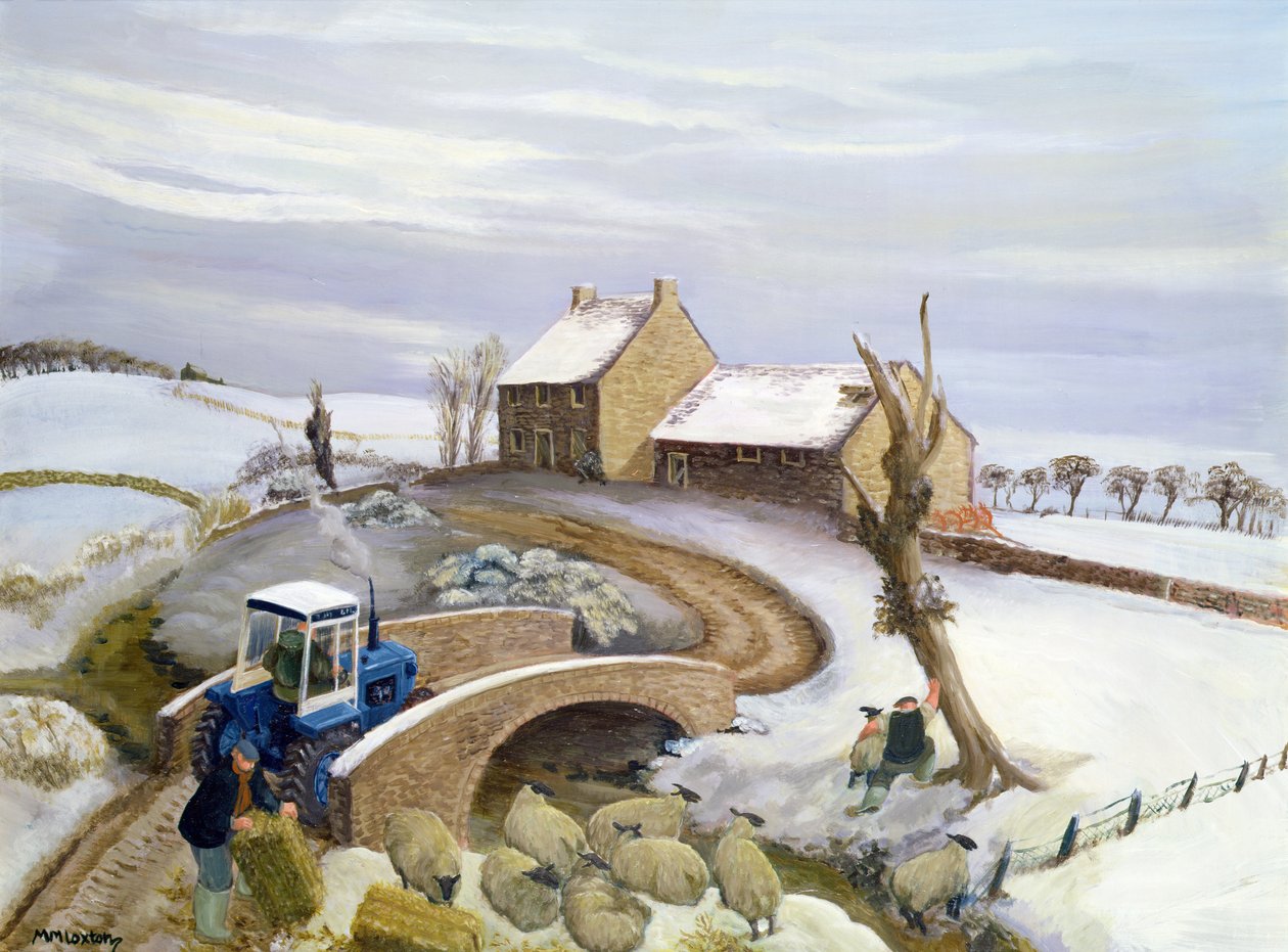 Enero en las colinas de Margaret Loxton