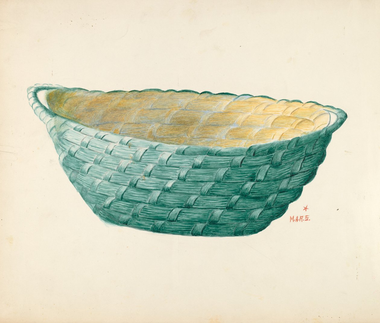Cesta de Trabajo Hecha a Mano de Margaret Stottlemeyer