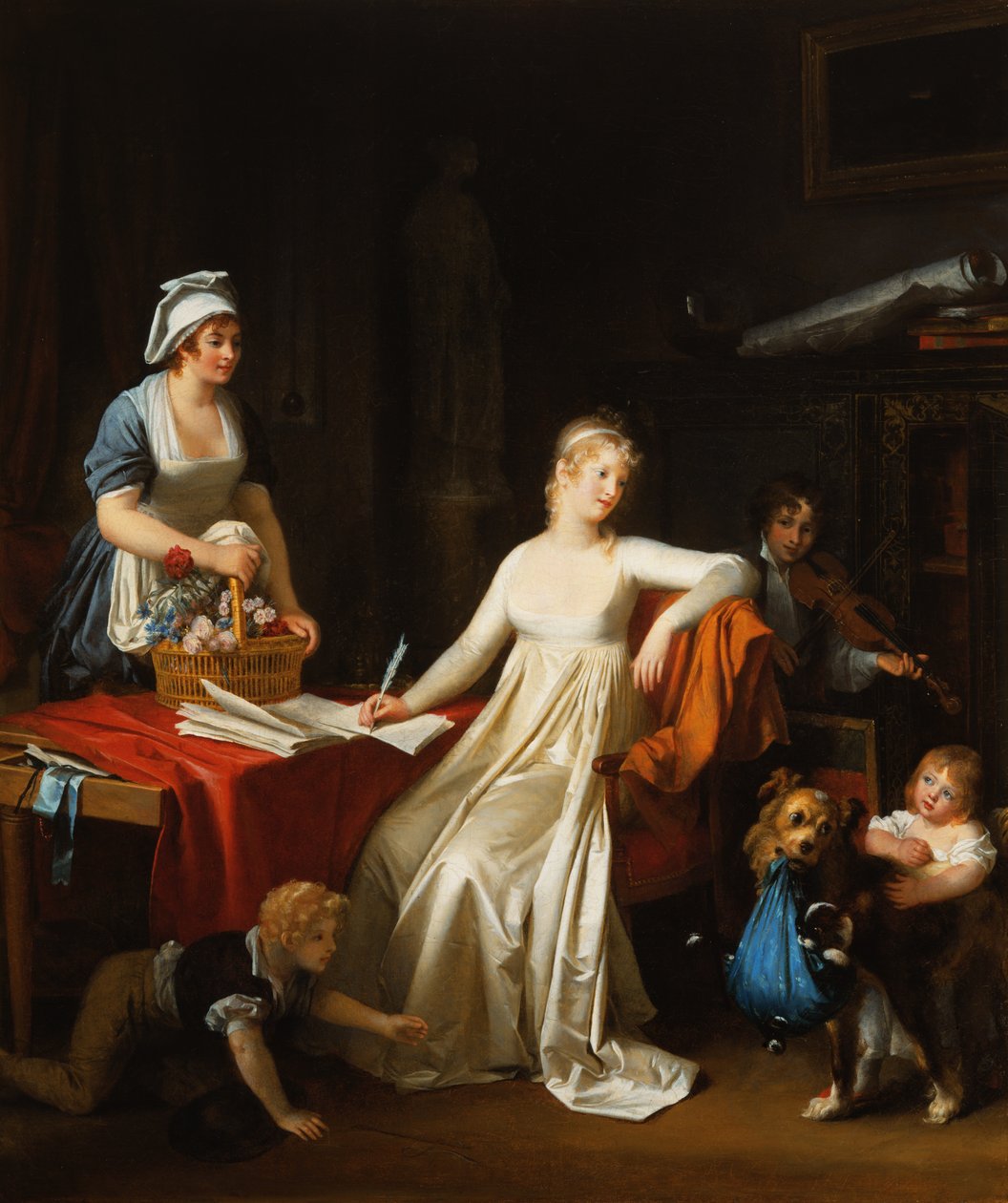 La Interrupción, c.1800 de Marguerite Gerard