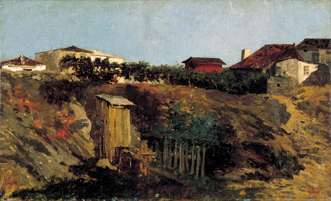 Paisaje de Portici de Marià Fortuny Marsal