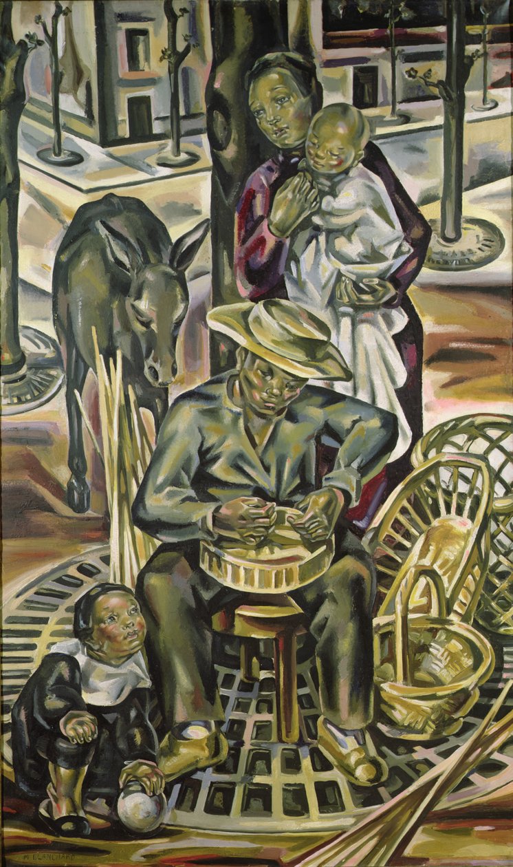 El Cestero, c.1925 de Maria Blanchard