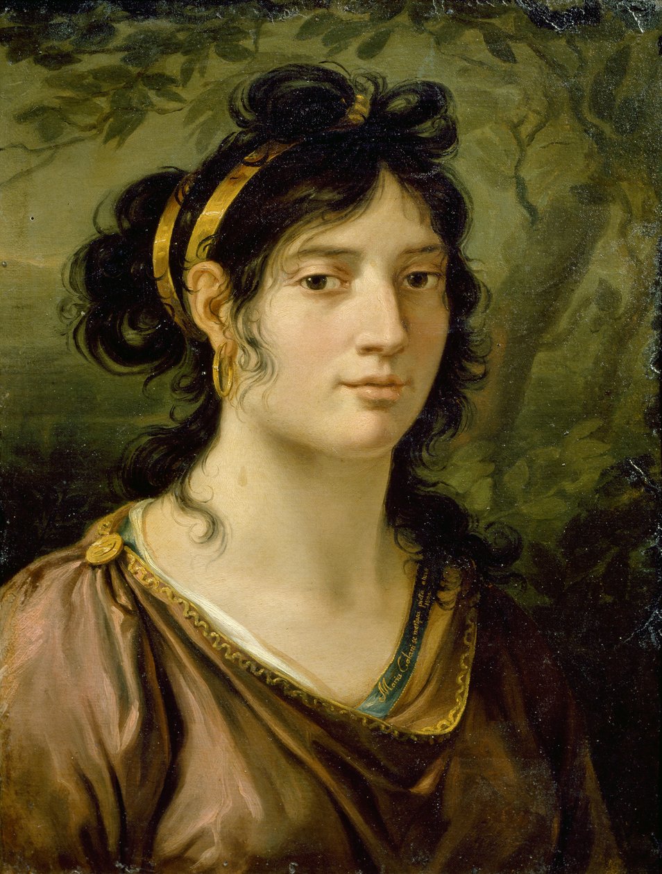 Autorretrato de Maria Callani (1778-1803) de Maria Callani