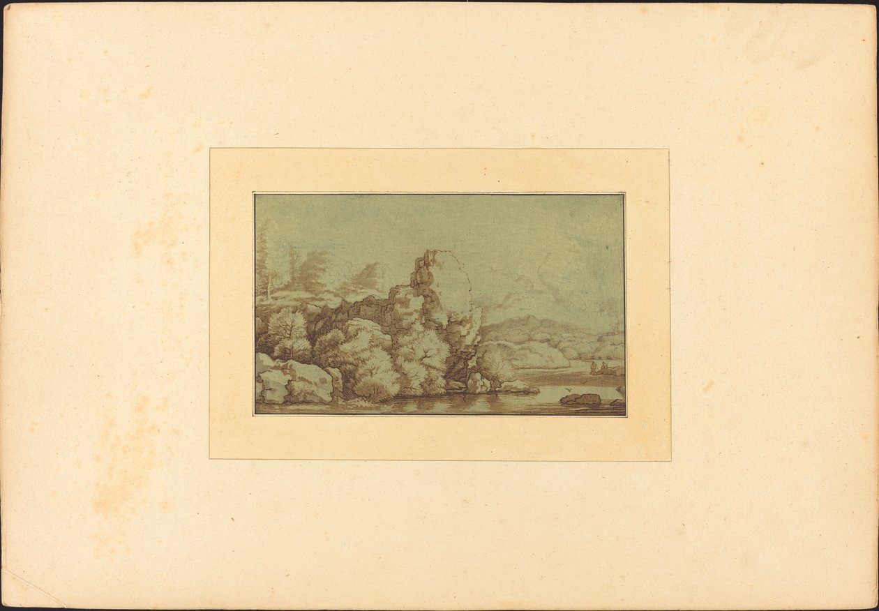 Paisaje de Maria Catharina Prestel after Allart van Everdingen