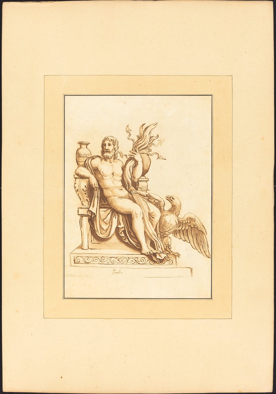 Júpiter de Maria Catharina Prestel after Giulio Romano