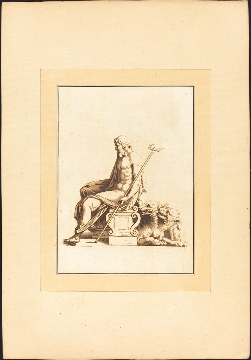 Plutón de Maria Catharina Prestel after Giulio Romano