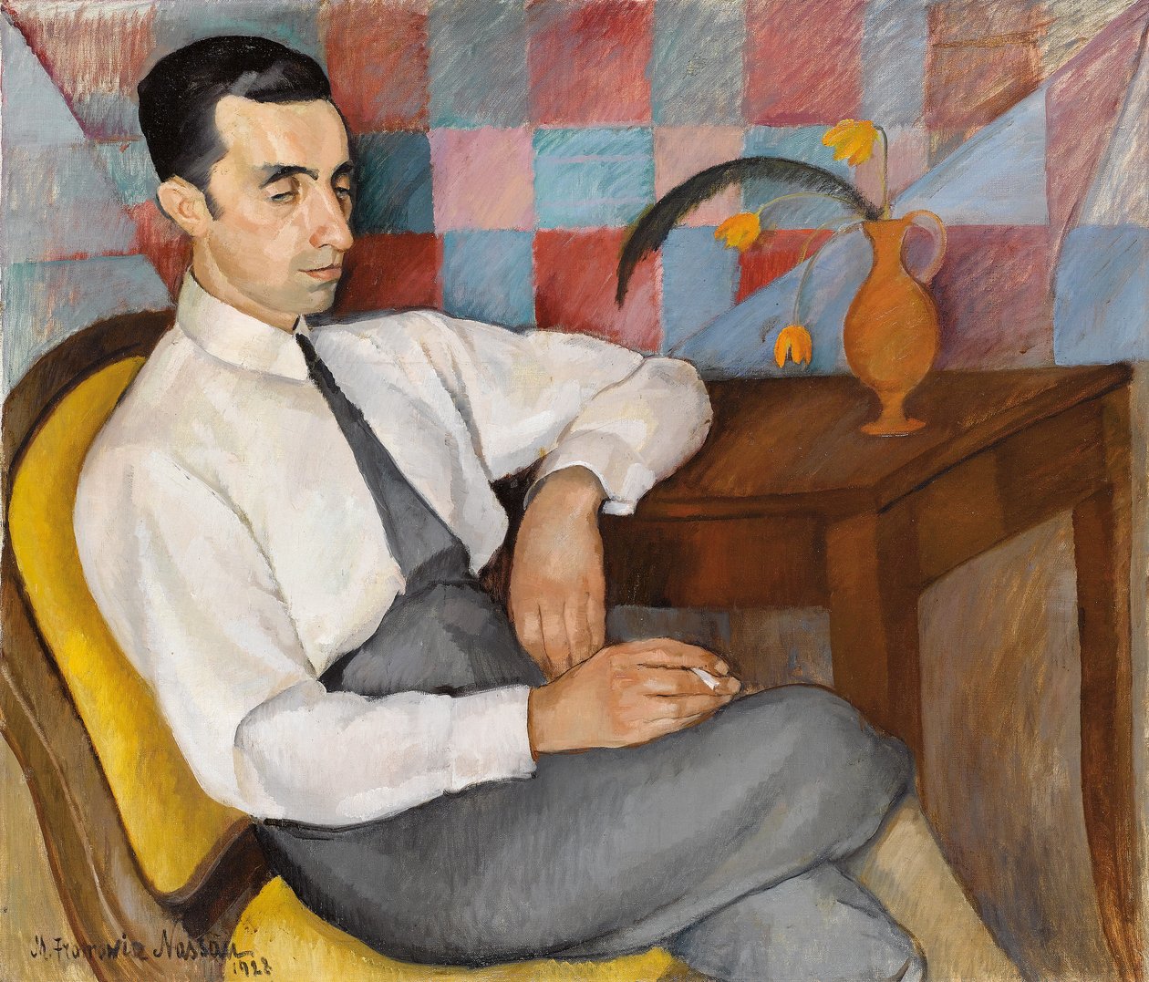 Retrato de un hombre de Maria Fromowicz Nassau