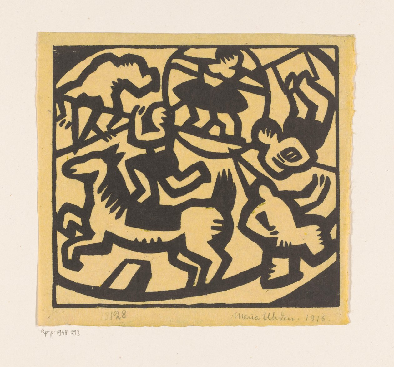 Circusartiesten de Maria Uhden (signed by artist)