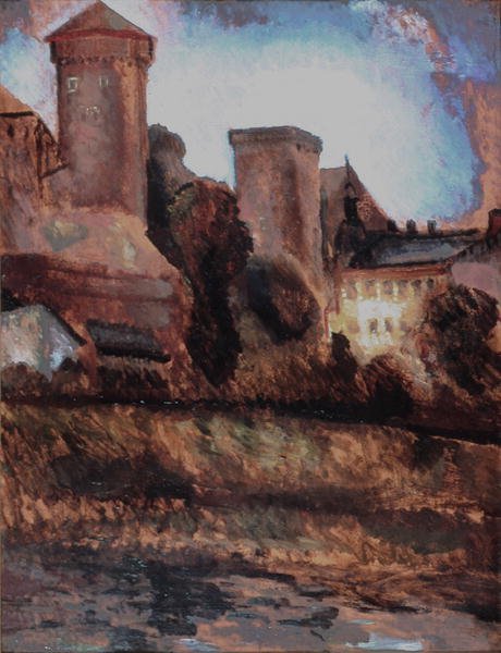 Castillo de Wawel, Cracovia, c.1930 de Marian Szczyrbula
