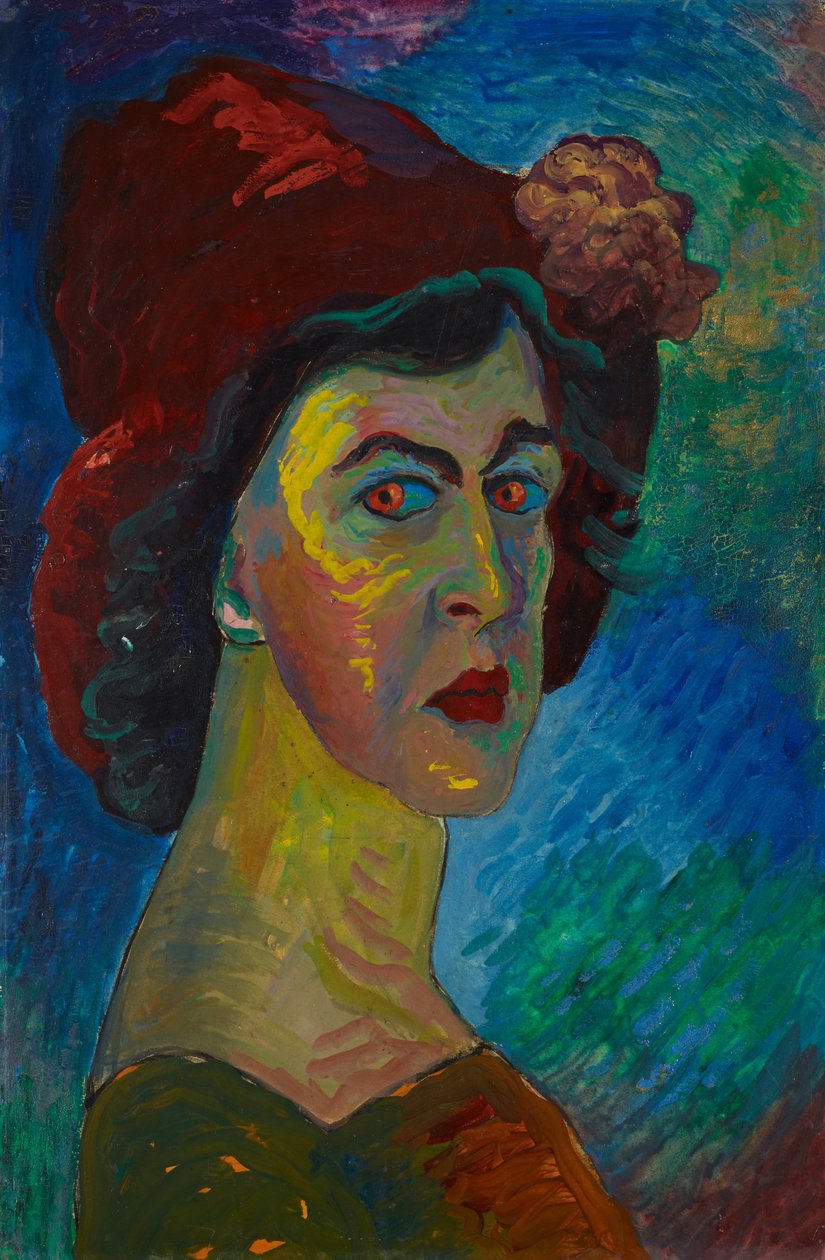 Autorretrato I de Marianne von Werefkin
