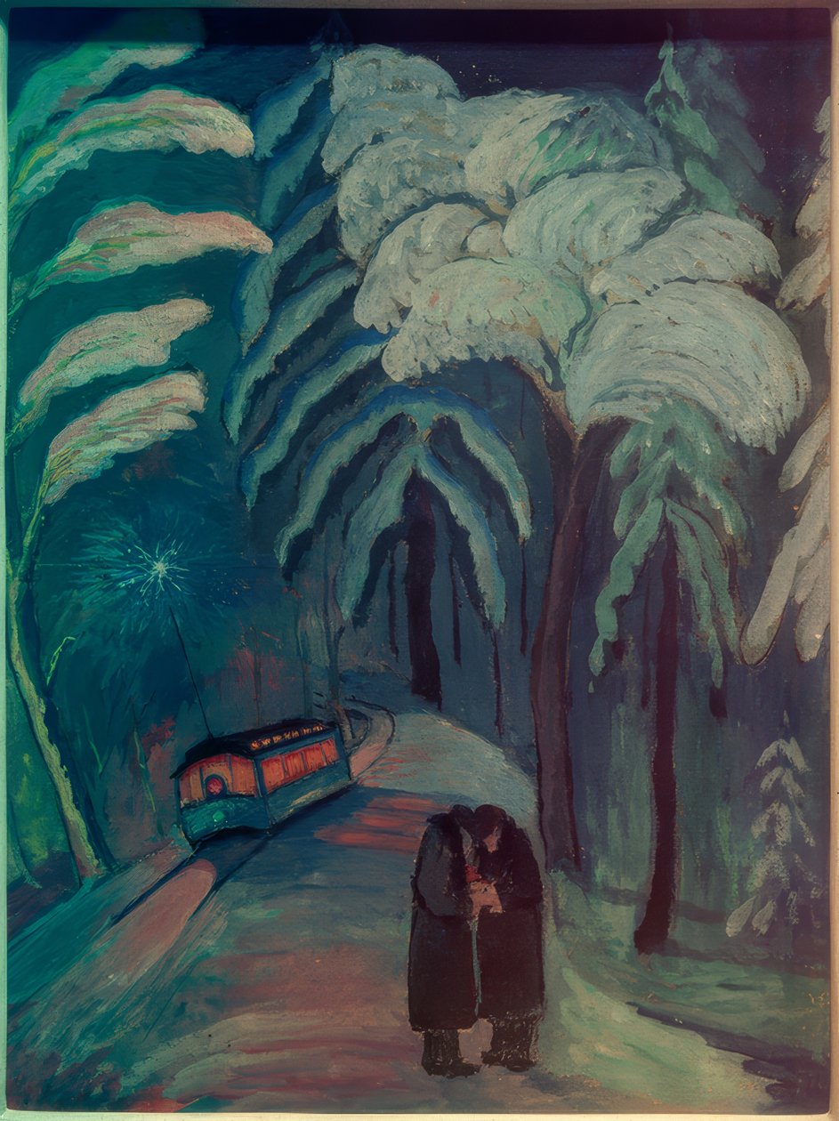 Chispa azul de Marianne von Werefkin