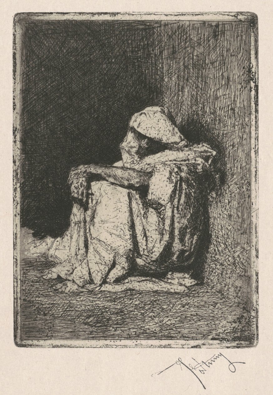 Árabe sentado (Arabe assis) de Marià Fortuny