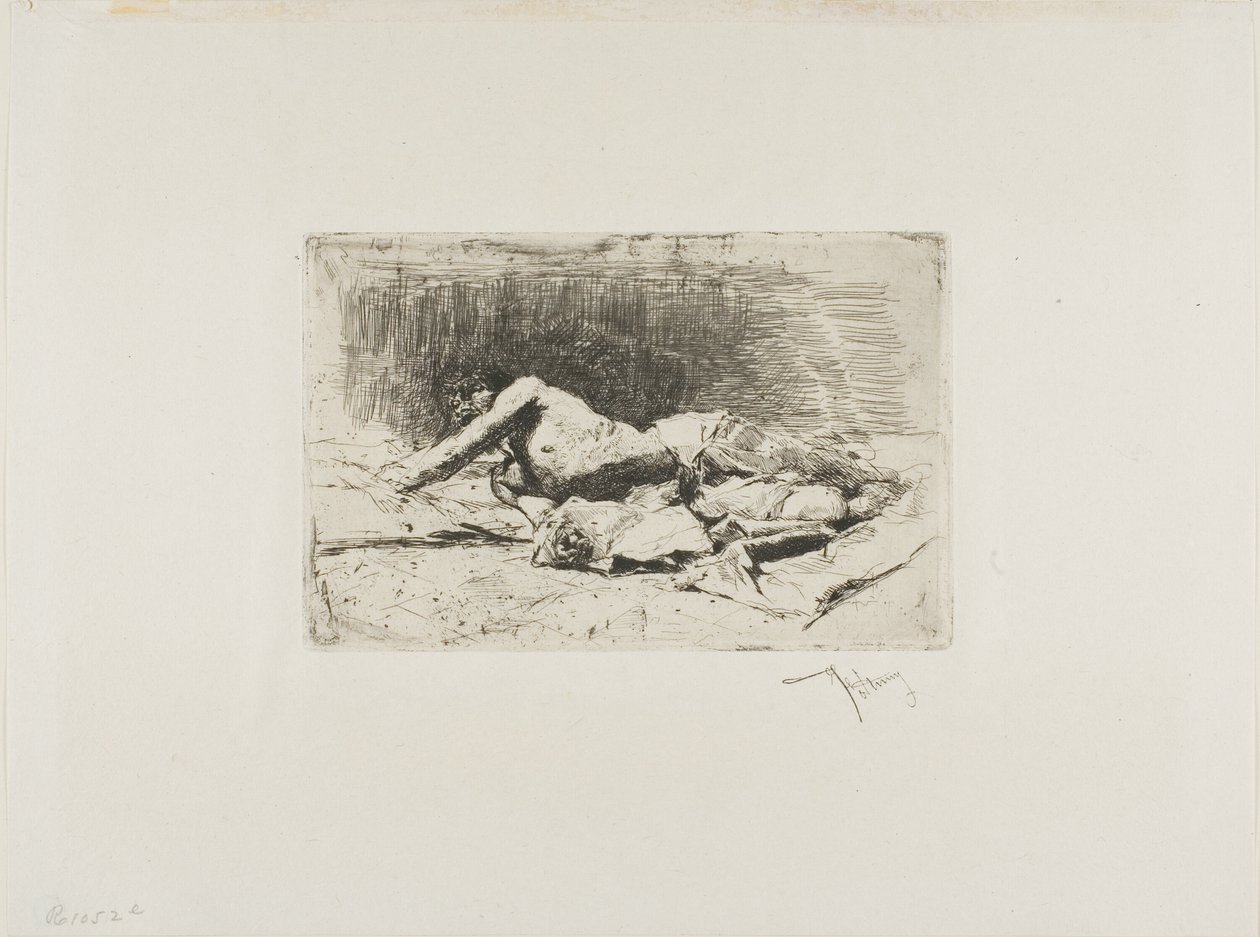 Hombre Rodando de Mariano Fortuny y Marsal