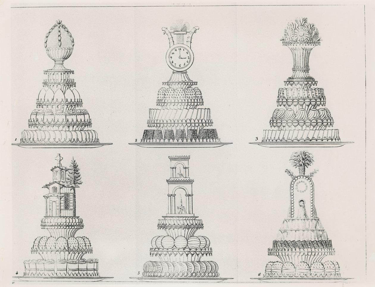 Diseños de Antoine Careme de Marie Antoine Careme