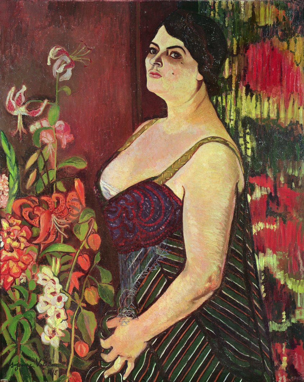 Retrato de Madame Coquiot, 1918 de Marie Clementine (Suzanne) Valadon