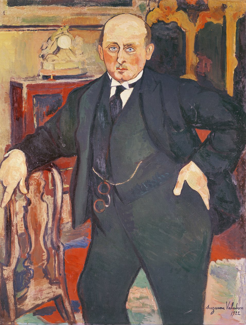 Retrato de Monsieur Mori, 1922 de Marie Clementine (Suzanne) Valadon