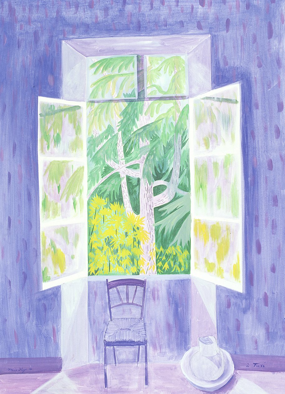 Cedros a Través de la Ventana de Marie Hugo
