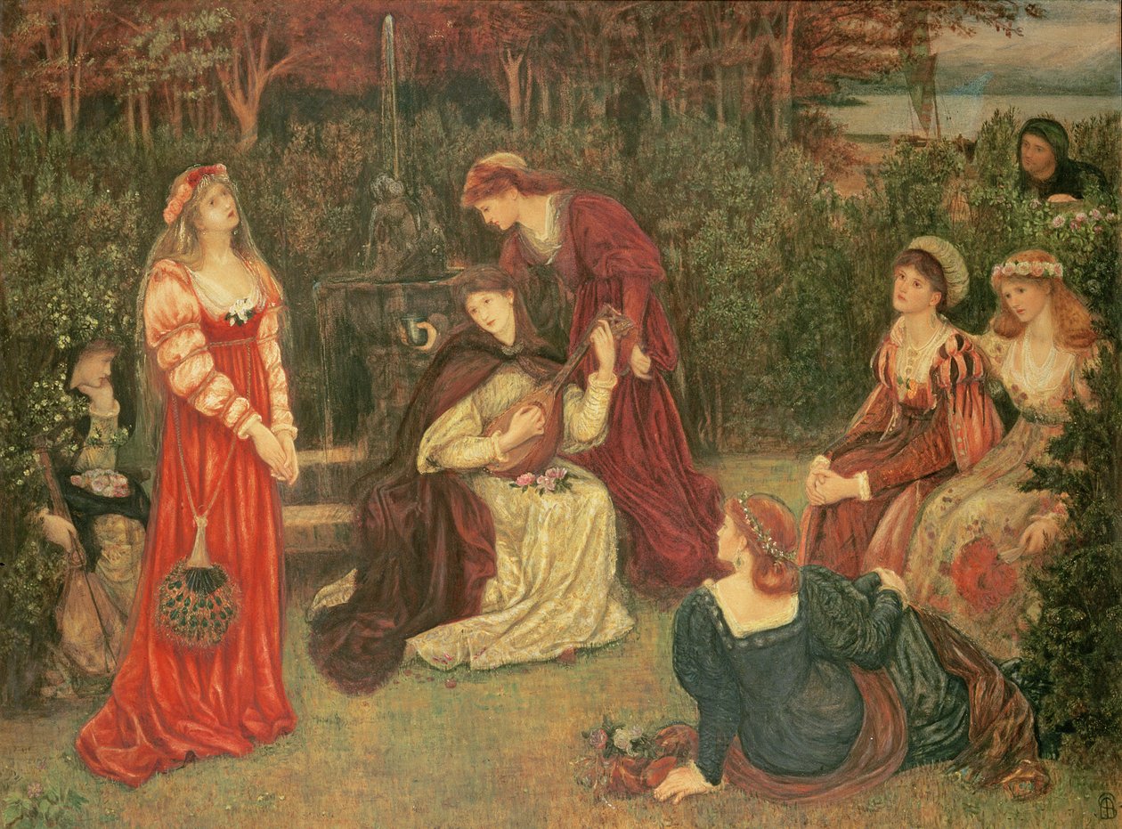 Fiammetta cantando, 1879 de Marie Spartali Stillman
