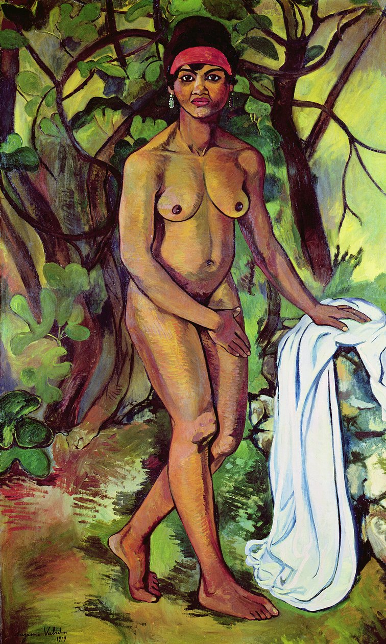 Mujer negra desnuda de Marie Clementine (Suzanne) Valadon