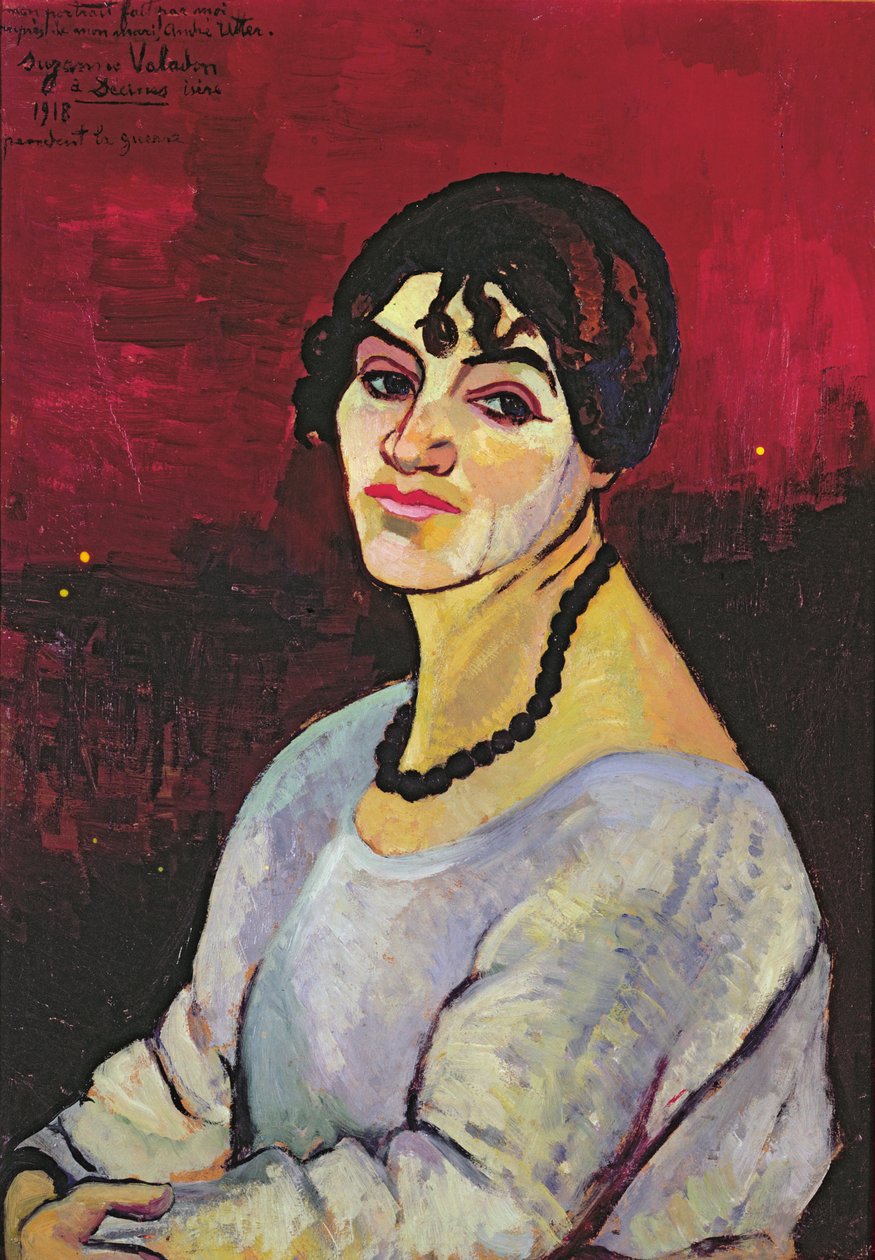 Autorretrato, 1918 de Marie Clementine (Suzanne) Valadon