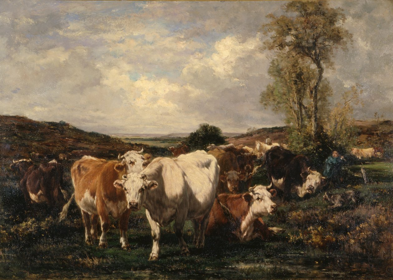 Manada (óleo sobre lienzo) de Marie Dieterle