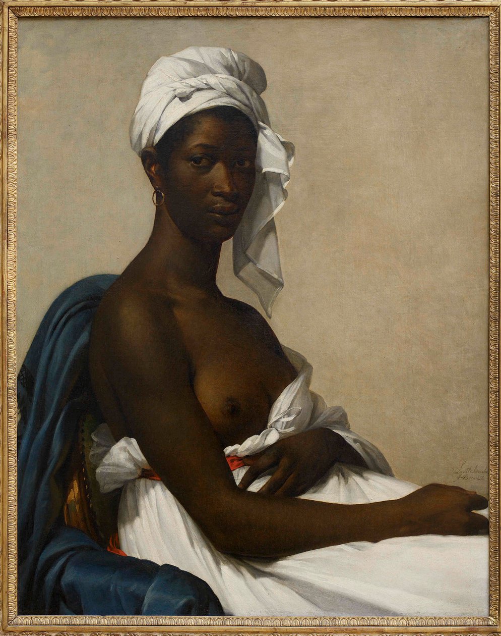 Retrato de una mujer negra de Marie Guilhelmine Benoist