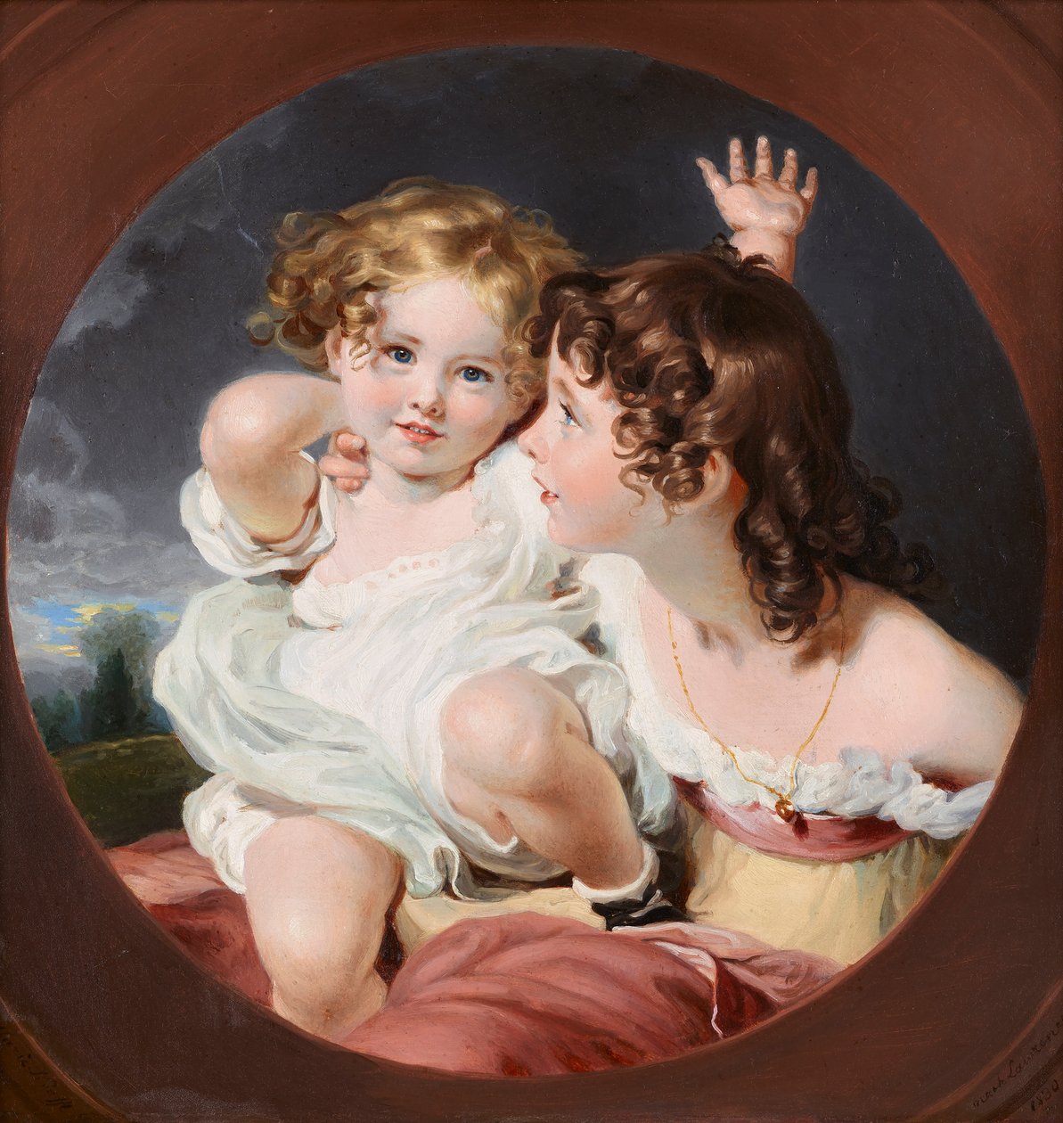 dos niñas de Marie Krafft