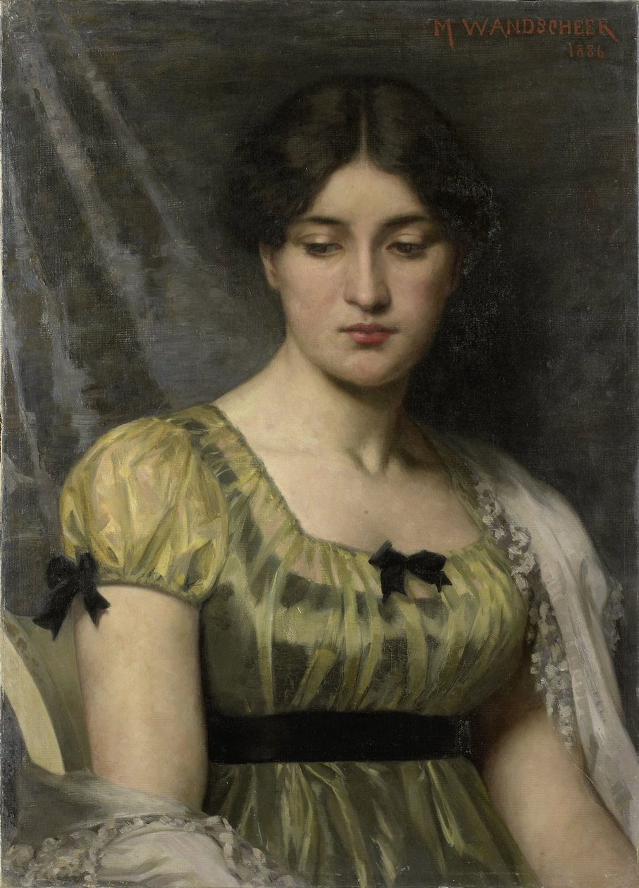 Retrato de mujer de Marie Wandscheer
